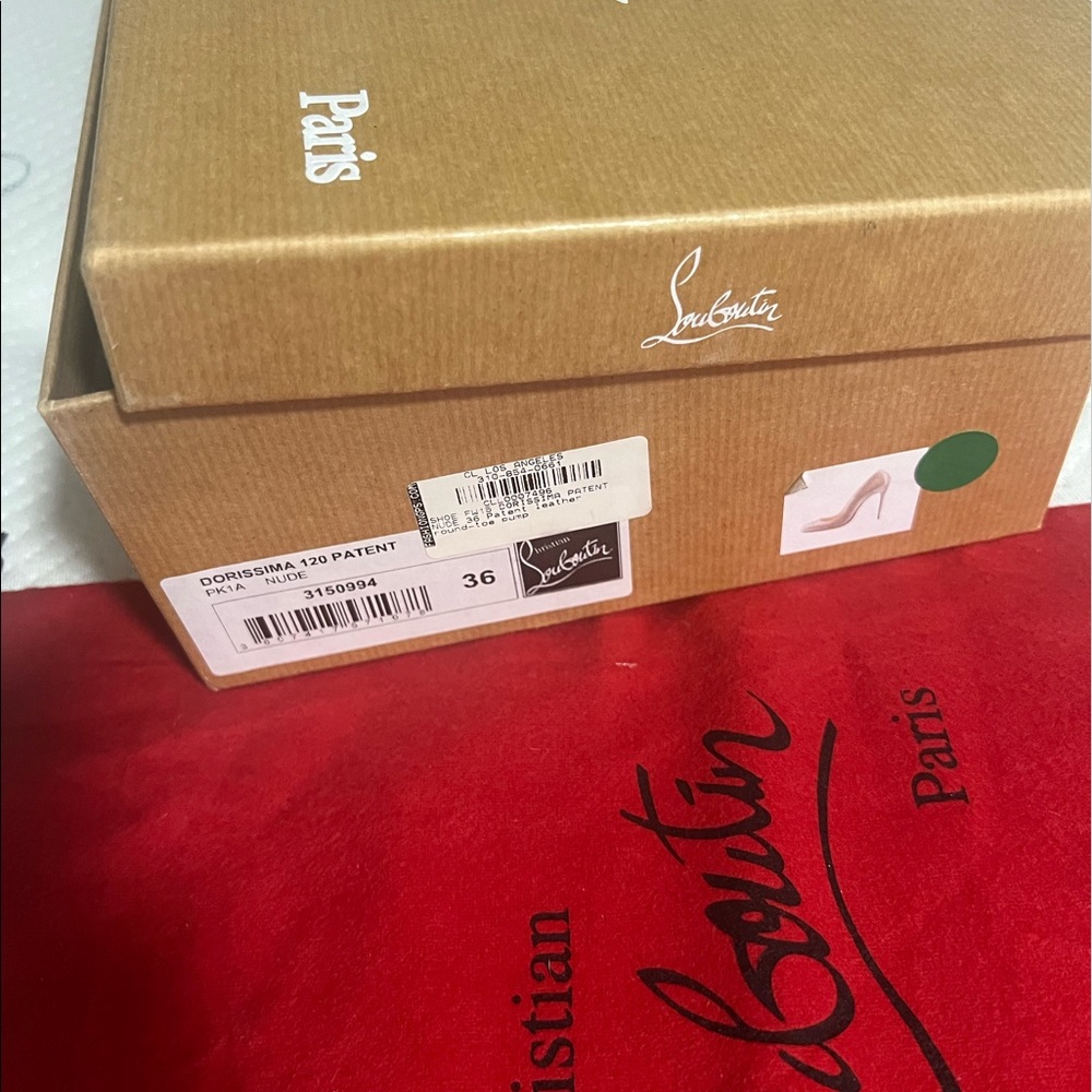 New - Christian Louboutin Shoe Box and Dust Bag
